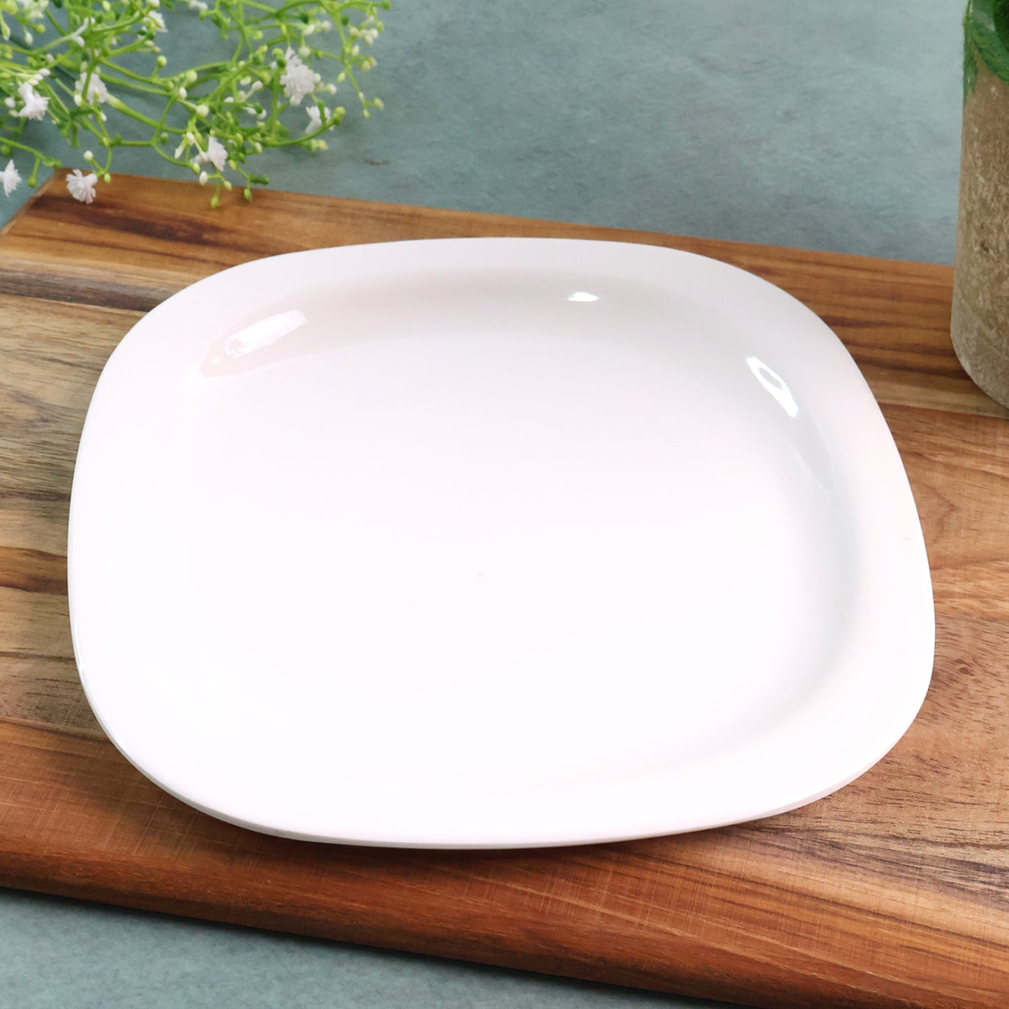 Premium Square Dinner Plate (32 Cm  1 Pc)