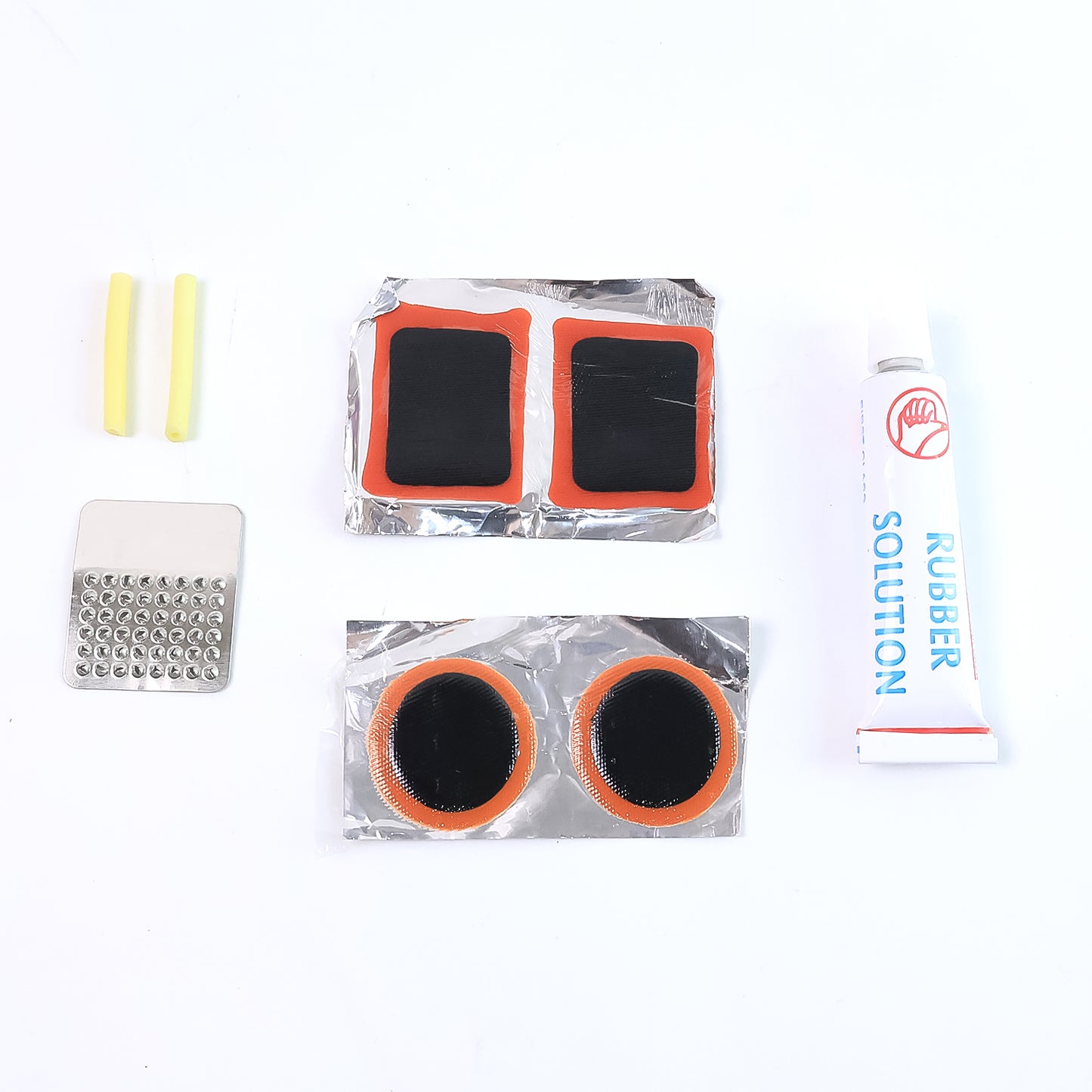 Bicycle Tire Repair Kit Puncture Repair Set With Adhesive Portable Tools