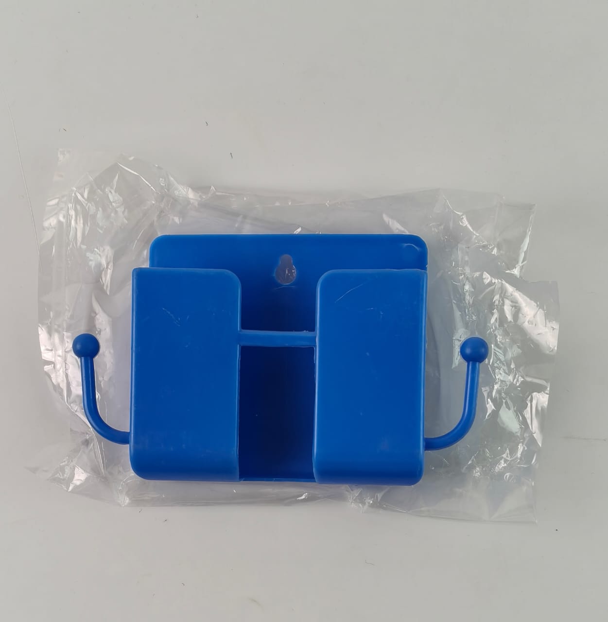1 Pc Blue Wall Mount Mobile Stand With Hook