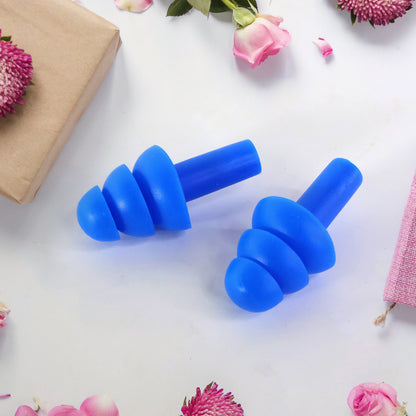 Reusable Silicone Swimming Ear Plugs - (Set)