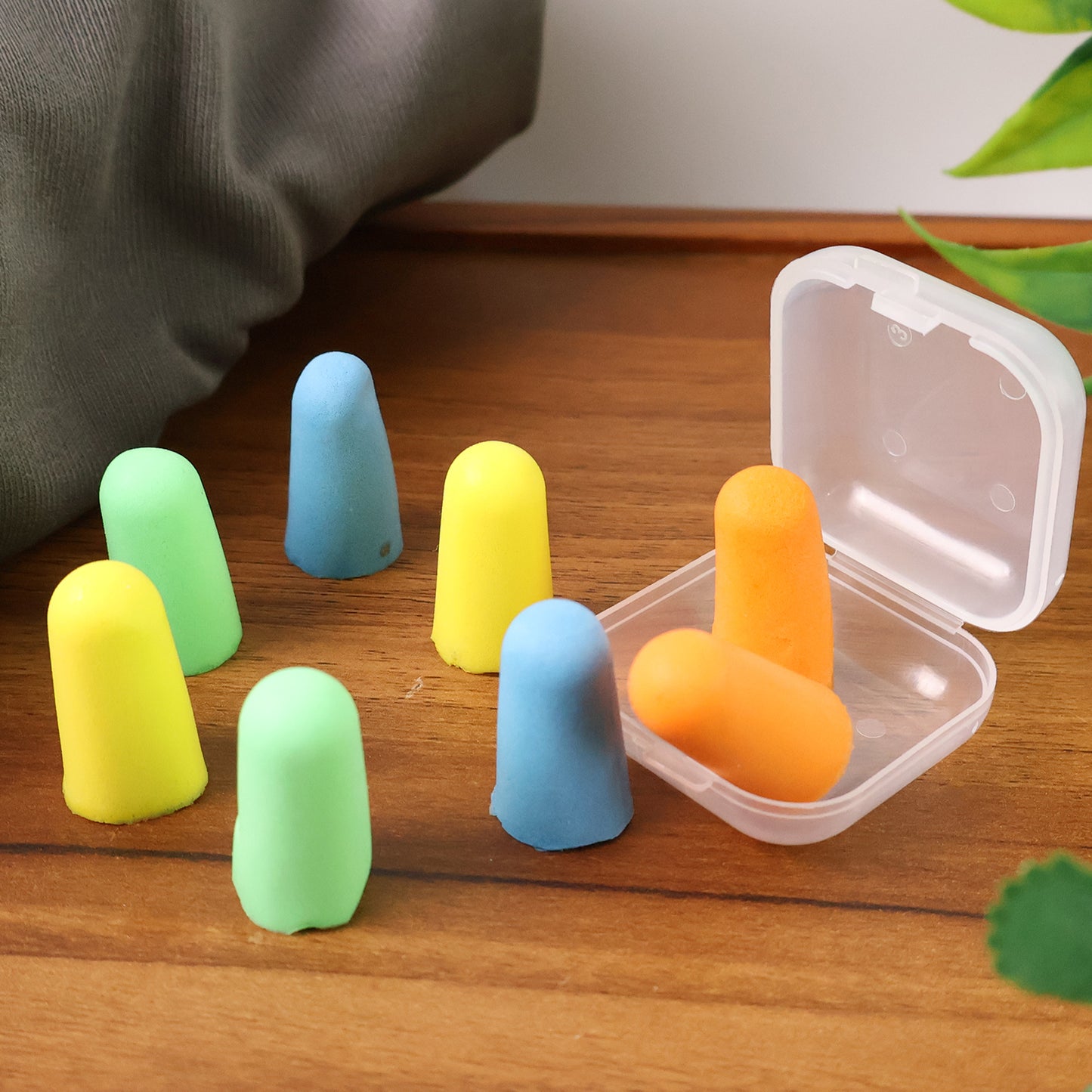 Soft Foam Noise-cancelling Earplugs 4 Pairs