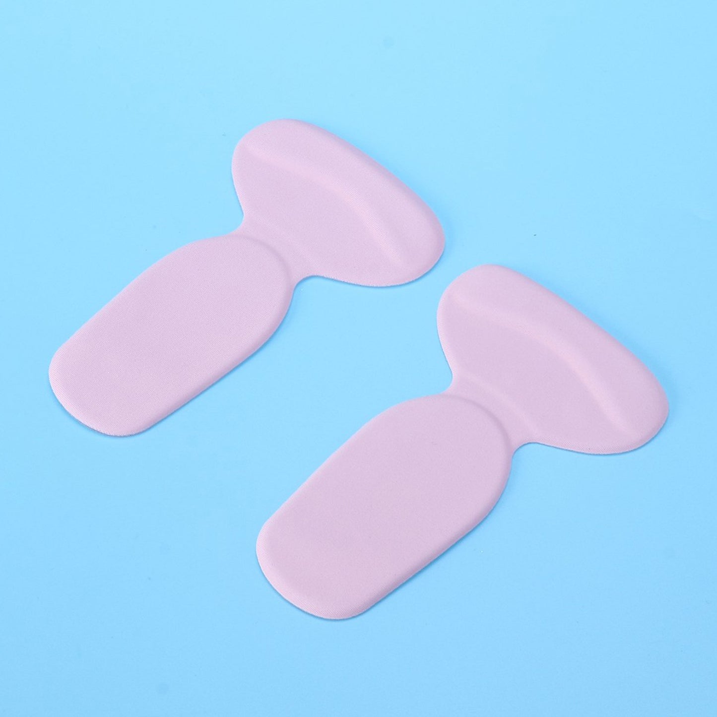 2 In 1 T Shaped Silicone Self Adhesive Shoe Heel Pads Insoles (1 Pair)