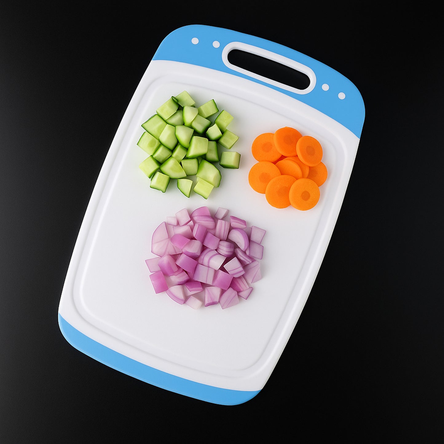 Ganesh Vegetables And Fruits Cutting Chopping Board Plastic Chopper Cutter Board (1 Pc)