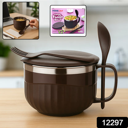 Home Chef Tangy Twist Insulated Lunch Bowl (Approx 650ml  1 Pc)