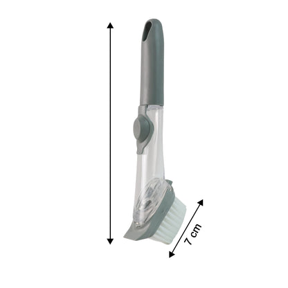 2 In 1 Soap-dispensing Dish Brush - (Set)