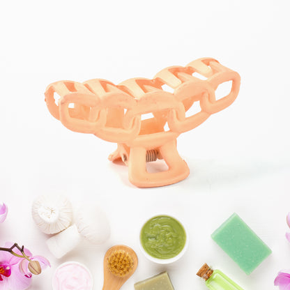 Plastic Hair Clamp Grip Simple Matte Hair Barrette Clamp (1 Pc)