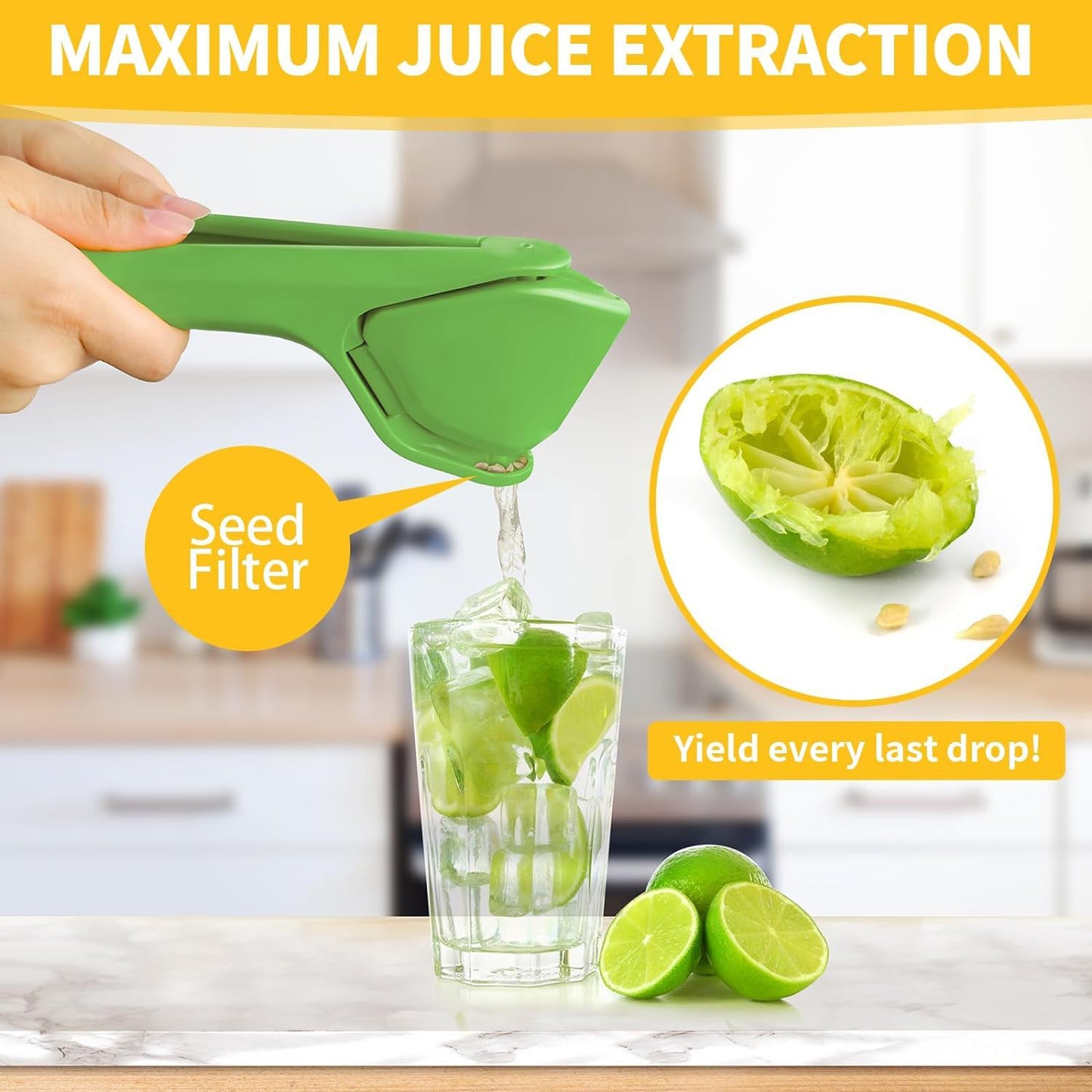 Liger Plastic Manual Handheld Lemon  Orange Squeezer Juice (1 Pc)