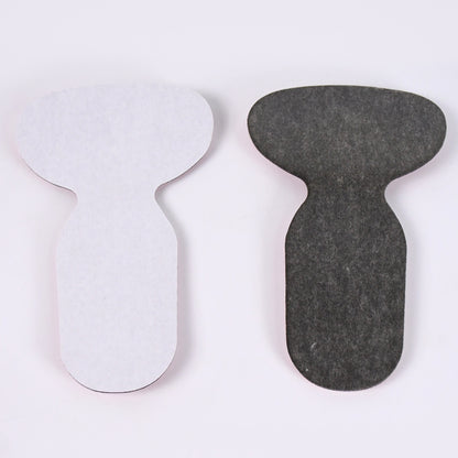 2 In 1 T Shaped Silicone Self Adhesive Shoe Heel Pads Insoles (1 Pair)