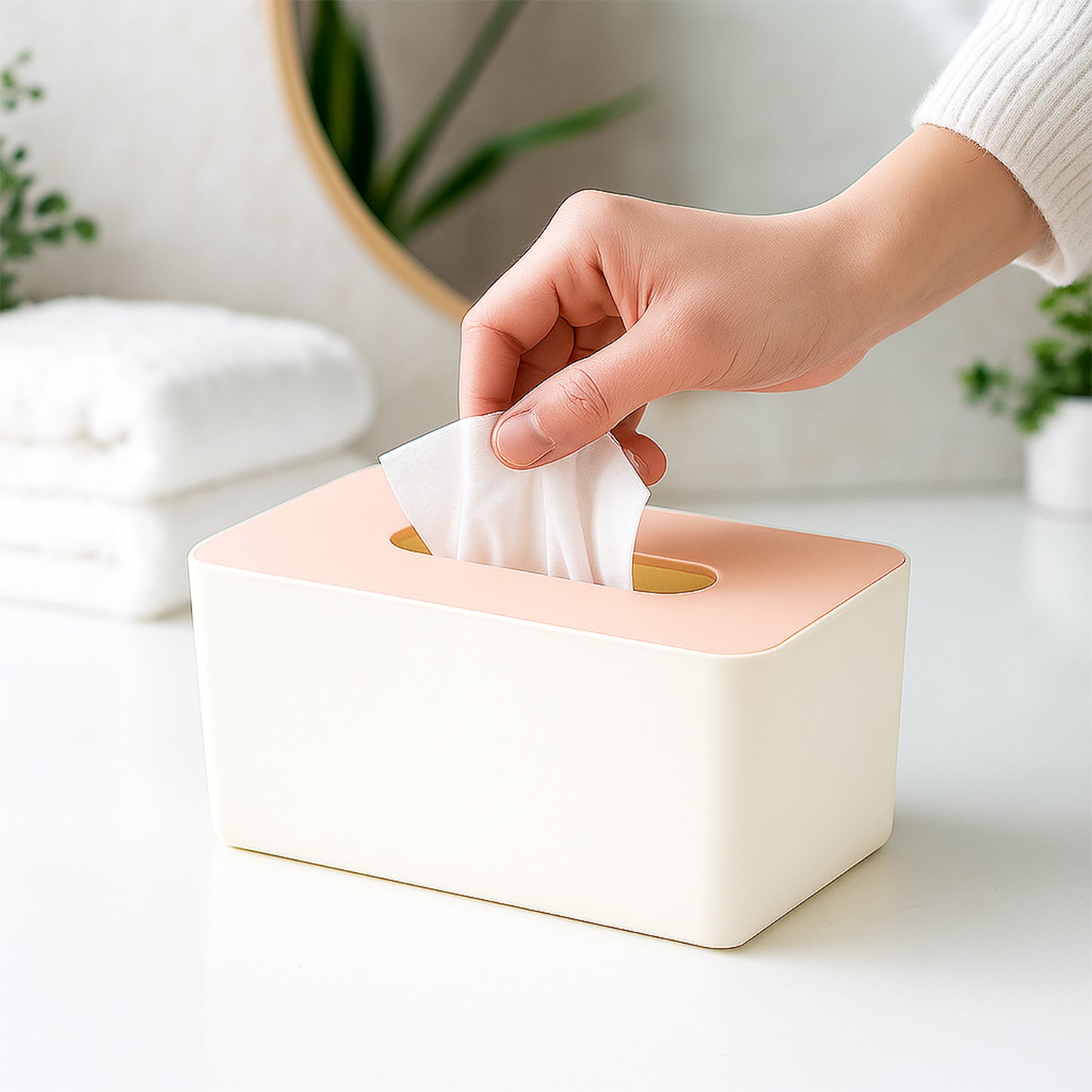 Modern Tissue Box Holder - (1 Pc)