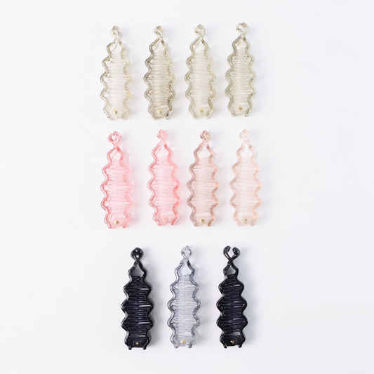 Plastic Hair Claw Clips Strong Clips (12 Pc  Mix Color) Hair Accessories