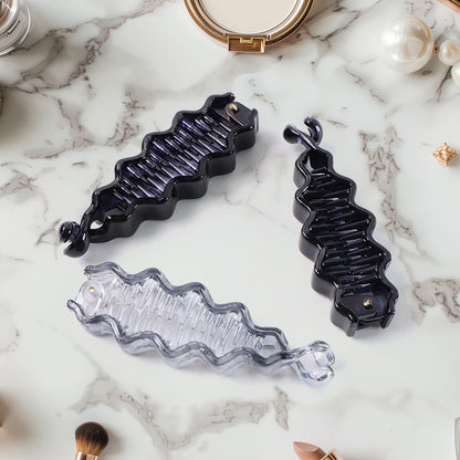 Plastic Hair Claw Clips Strong Clips (12 Pc  Mix Color) Hair Accessories