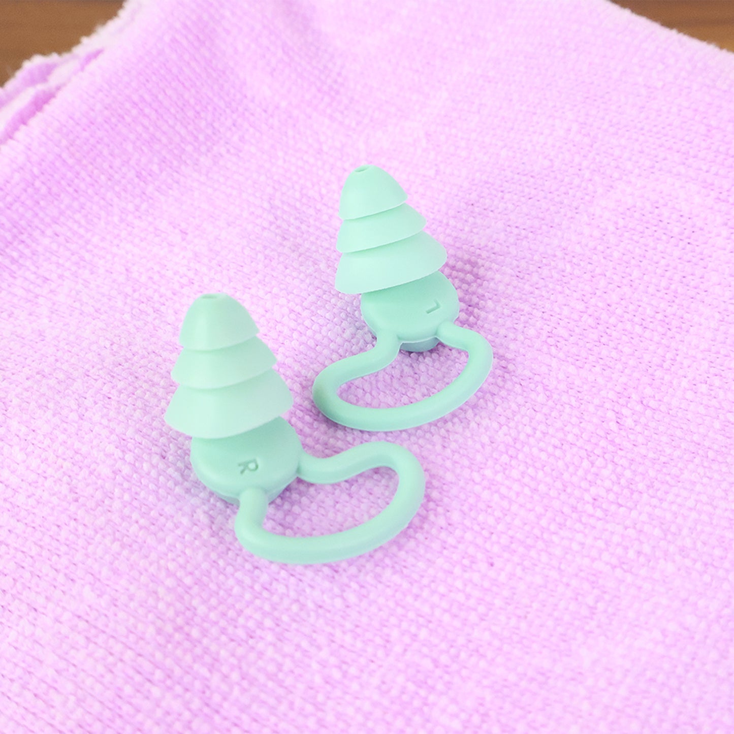 Premium Layered Silicone Noise Reduction Earplugs (1 Pair)