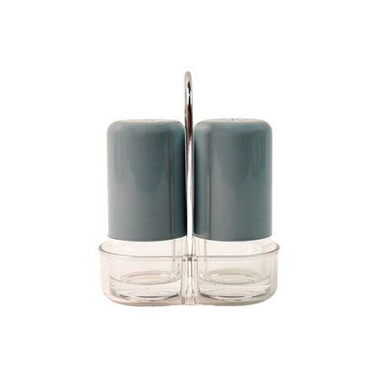 Apex Victory Salt  Pepper Dispenser Set  2 Pcs Acrylic Seasoning Shaker