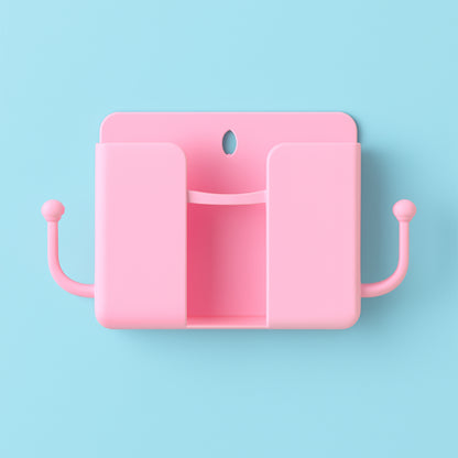 1 Pc Blue Wall Mount Mobile Stand With Hook