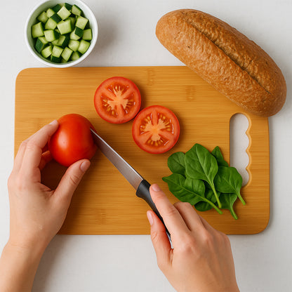 7122 Wooden Chopping Board For Vegetable Cutting  Kitchen Use